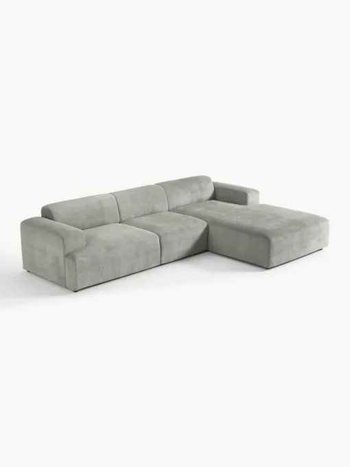 Corduroy hoekbank Melva (4-zits)
