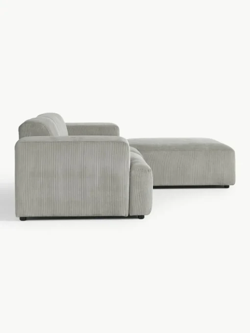 Corduroy hoekbank Melva (4-zits)