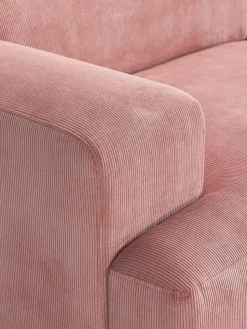 Corduroy hoekbank Melva (4-zits)