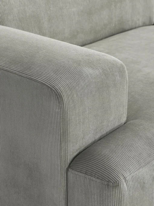 Corduroy hoekbank Melva (4-zits)