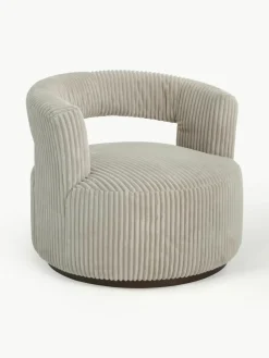 Corduroy loungefauteuil Jona