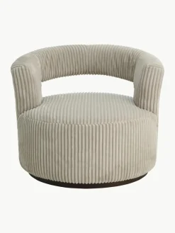 Corduroy loungefauteuil Jona