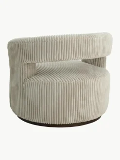 Corduroy loungefauteuil Jona