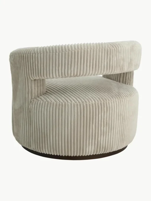 Corduroy loungefauteuil Jona