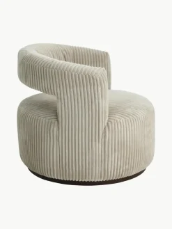 Corduroy loungefauteuil Jona