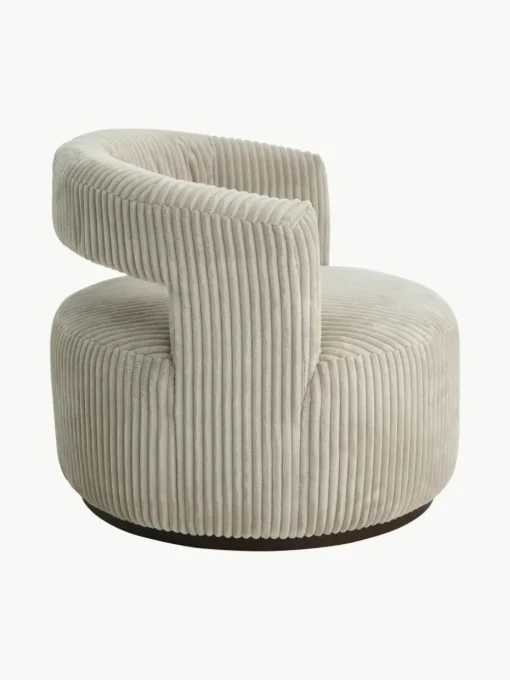 Corduroy loungefauteuil Jona