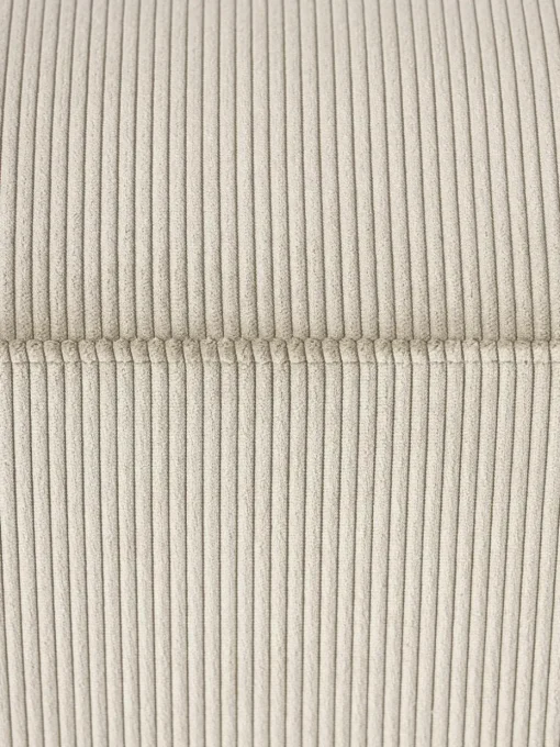 Corduroy poef Melva, B 99 x D 72 cm