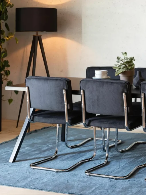 Corduroy sledestoel Kink, 2 stuks