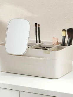 Cosmetische organizer Viva met magnetische sluiting en spiegel