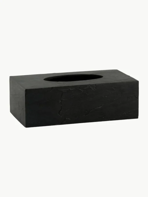 Cosmetische tissuedoos Slate in leisteenlook