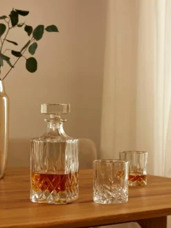 Decanteerkaraf George met kristalreliëf, 700 ml
