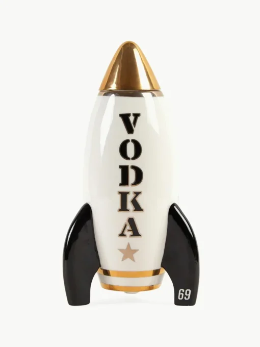 Decanter Rocket met goud, 830 ml