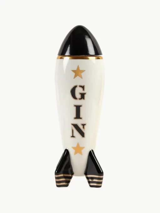 Decanter Rocket met goud, 670 ml