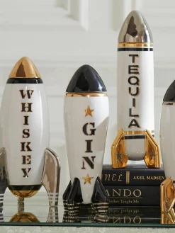 Decanter Rocket met goud, 670 ml
