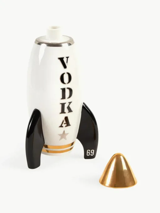 Decanter Rocket met goud, 830 ml
