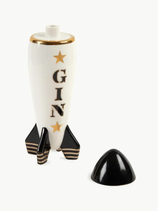 Decanter Rocket met goud, 670 ml