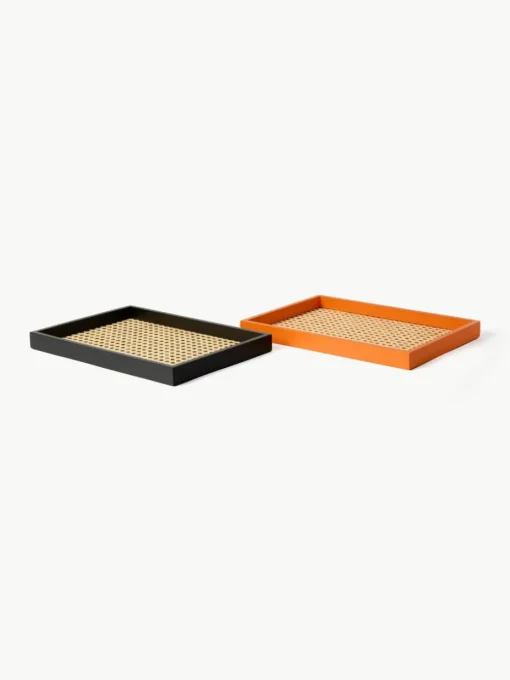 Decoratief dienblad Carina met Weens vlechtwerk