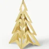 Decoratief object CC met 18-karaats goud, H 13 cm