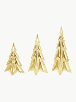 Decoratief object CC met 18-karaats goud, H 17 cm
