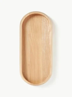 Decoratieve dienbladen Copenhagen van essenhout, set van 2