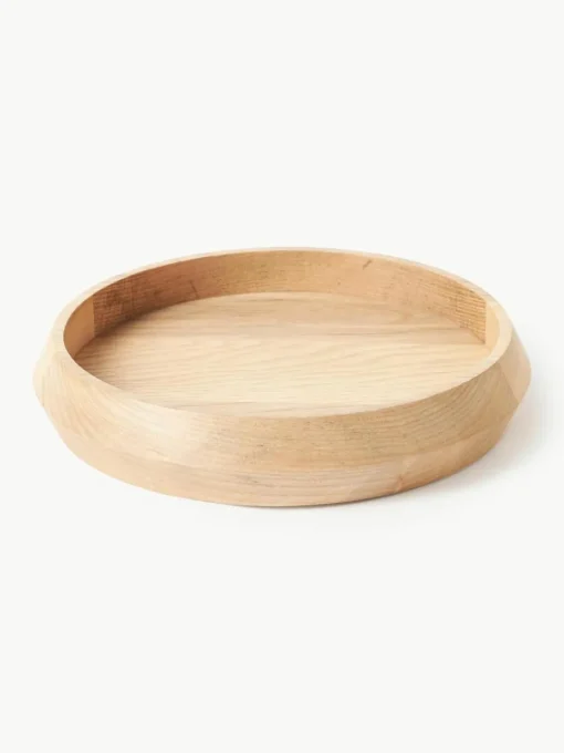 Decoratieve dienbladen Copenhagen van essenhout, set van 2