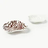 Decoratieve dienbladen Zella van porselein, set van 2
