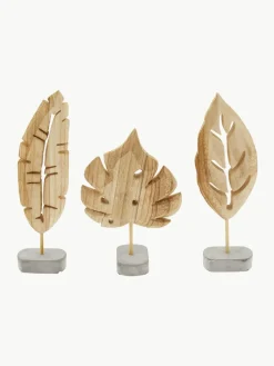 Decoratieve objecten blad, set van 3