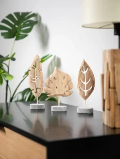 Decoratieve objecten blad, set van 3