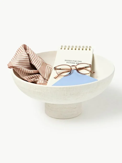 Decoratieve schaal Benedita, H 16 cm