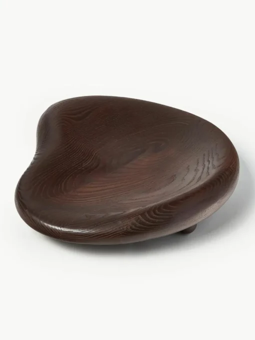 Decoratieve schaal Cairn van essenhout