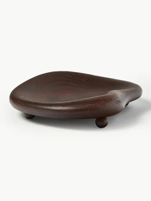 Decoratieve schaal Cairn van essenhout