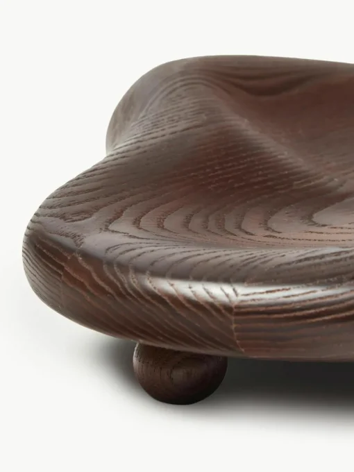 Decoratieve schaal Cairn van essenhout