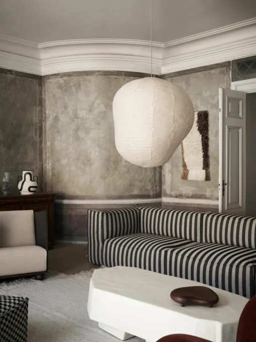 Decoratieve schaal Cairn van essenhout