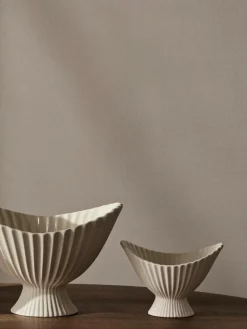 Decoratieve schaal Fountain van keramiek, B 19 cm