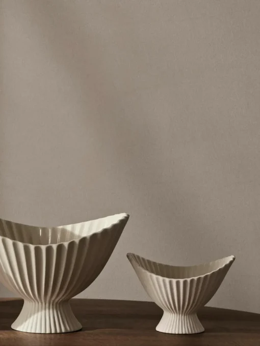 Decoratieve schaal Fountain van keramiek, B 19 cm