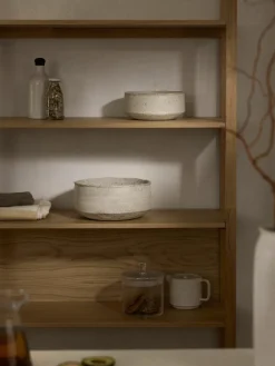 Decoratieve schaal Kamo met ruwe oppervlak, H 15 cm