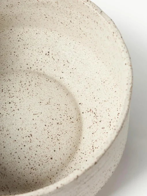 Decoratieve schaal Kamo met ruwe oppervlak, H 13 cm