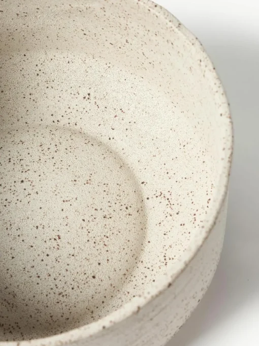Decoratieve schaal Kamo met ruwe oppervlak, H 15 cm