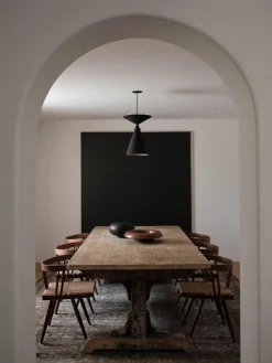 Decoratieve schaal Rond van beukenhout