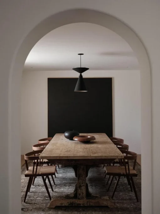 Decoratieve schaal Rond van beukenhout