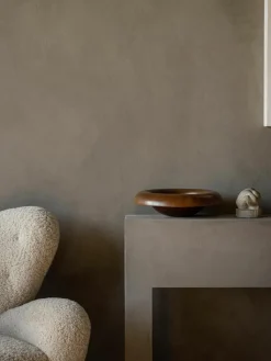 Decoratieve schaal Rond van beukenhout