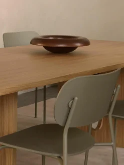 Decoratieve schaal Rond van beukenhout