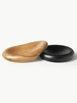 Decoratieve schalen Caleb in organische vorm, set van 2