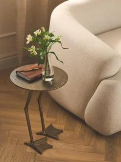 Dekcoratieve bijzettafel Duck van metaal