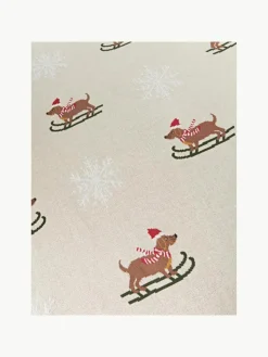 Deken Nalani met winterpatroon