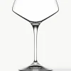 Delicate kristallen champagne schalen Aria, set van 6