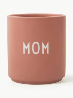 Design beker favorite MOM/LOVE met tekst op de voor- en achterkant
