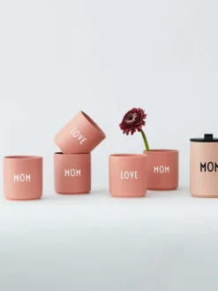 Design beker favorite MOM/LOVE met tekst op de voor- en achterkant