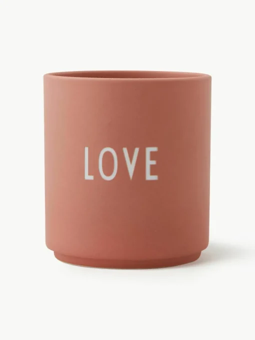 Design beker Favourite LOVE met opschrift