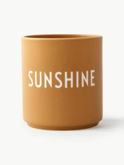 Design beker Favourite SUNSHINE met opschrift